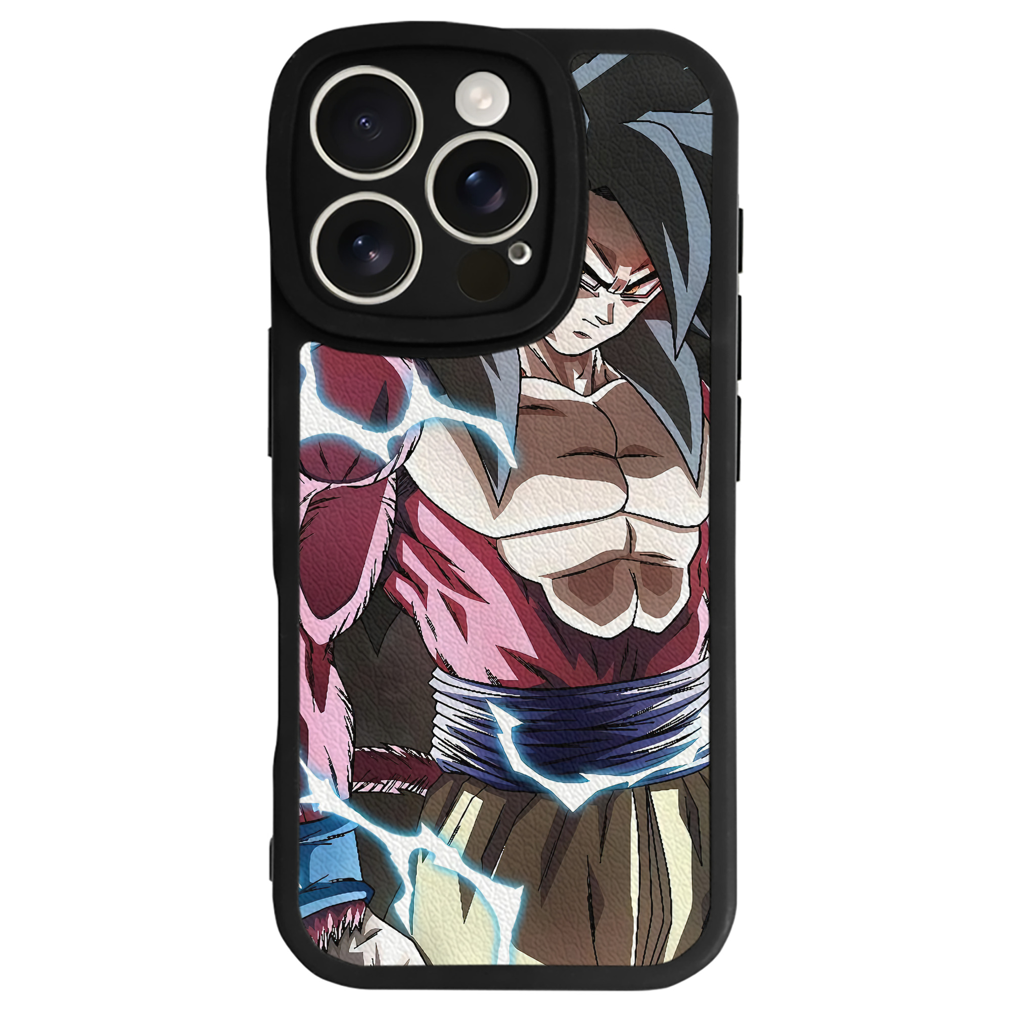 （画像用） ドラゴンボール DRAGON BALL 【iPhone 16シリーズ対応】シリコンスマホケース（レザー調） 材質：シリコン